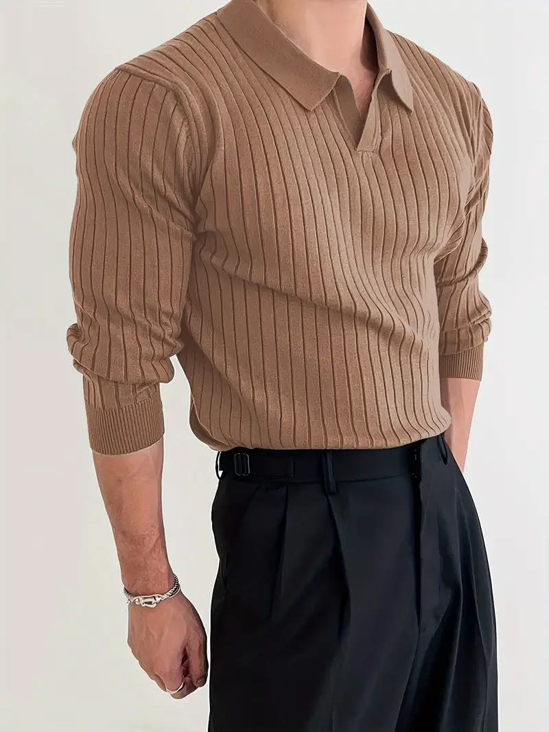 Light brown T-shirt long sleeve